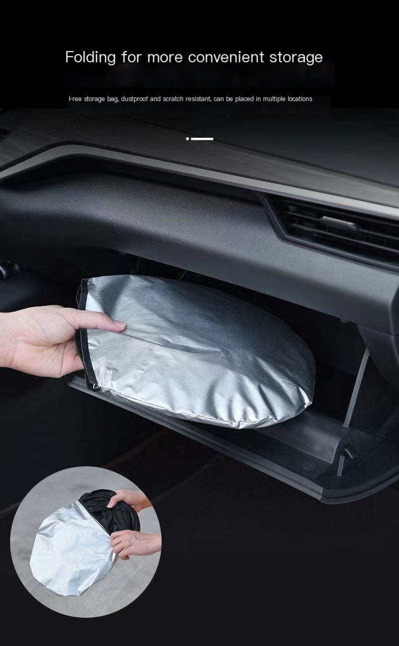 Front visor Titanium silver heat shield