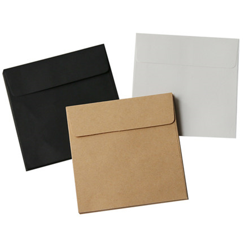 Kraft paper square mini blank envelopes