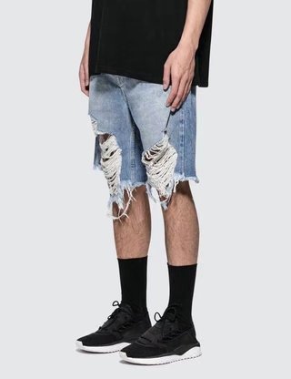 Baggy Denim Shorts Image 2