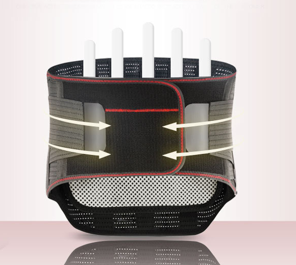 Wide Support Waist Belt Red