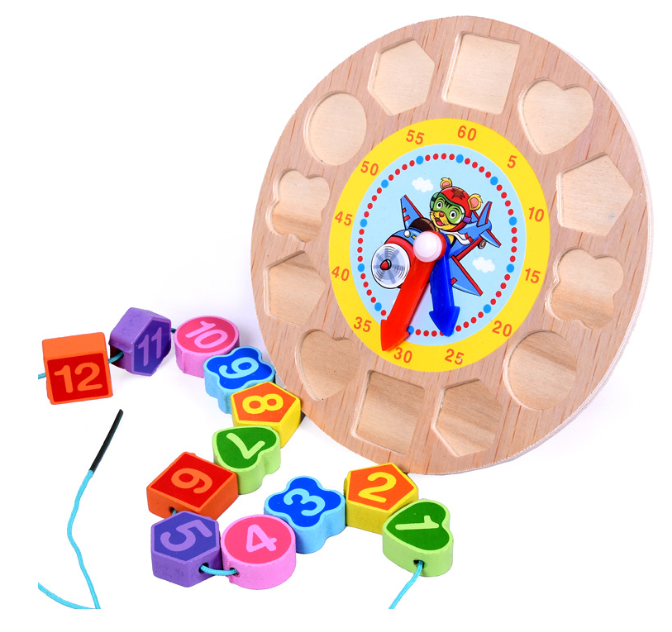 Digital Beaded Clock Toy - Rabbit Design