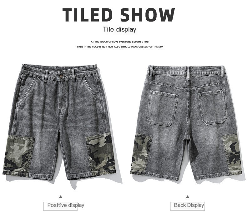 Camouflage Overalls Shorts 11