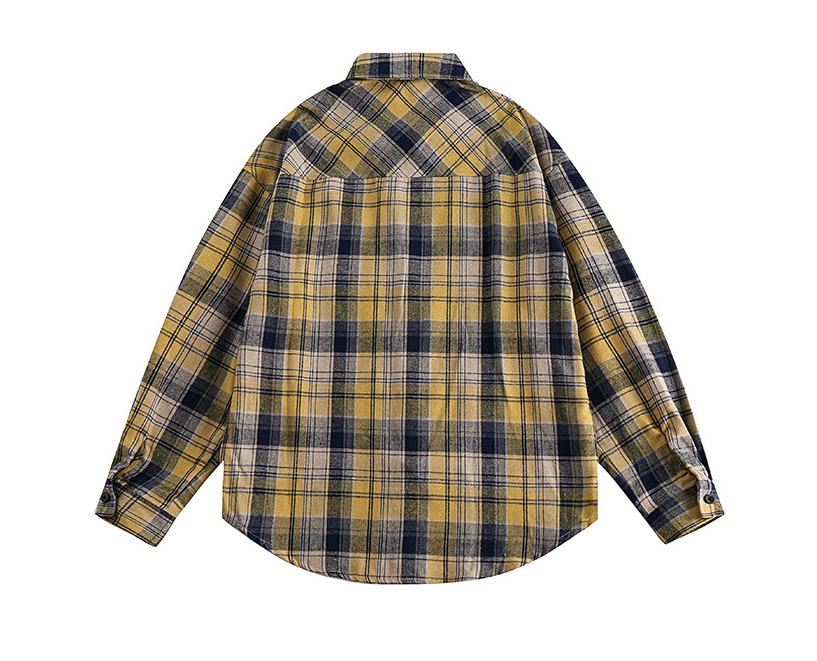 Plaid Wool Coat Image 3
