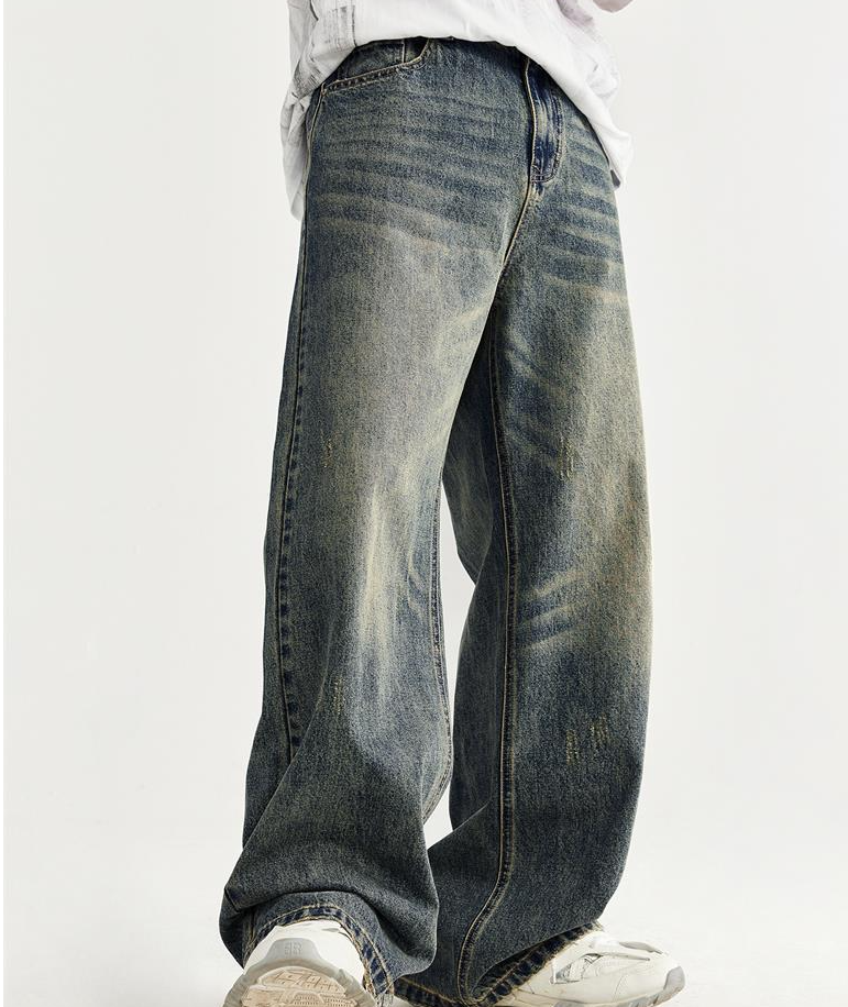Vintage Washed Jeans Image 5