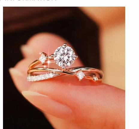 Zircon Star Diamond Ring - Image 1