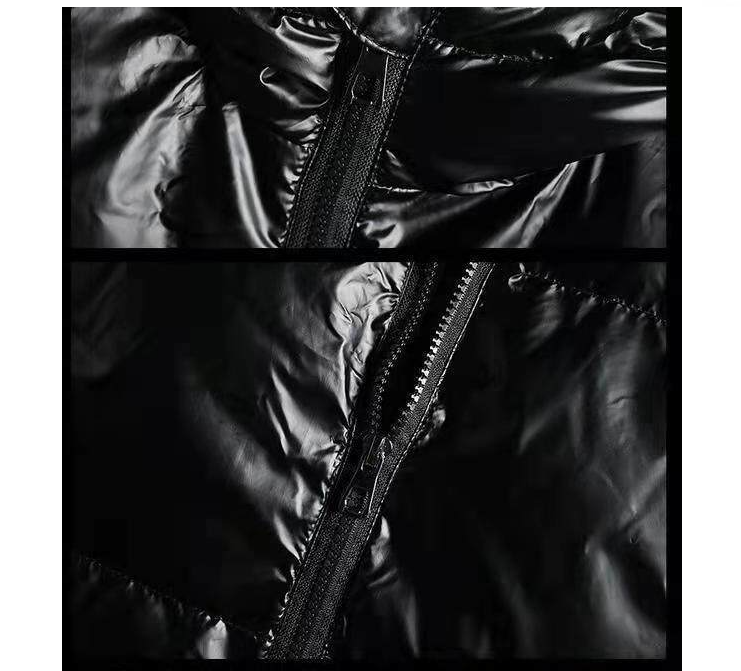 PU Leather Jacket Detail View