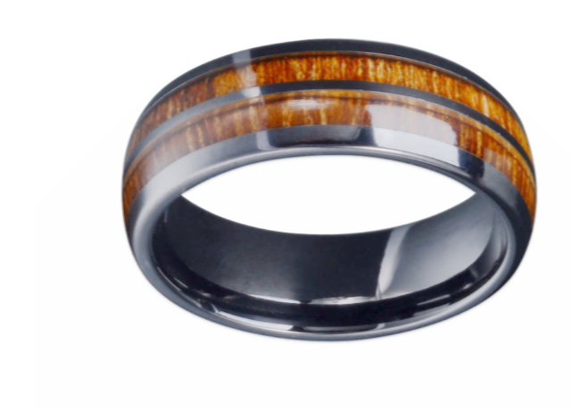 BOBO BIRD Wooden Titanium Ring 2