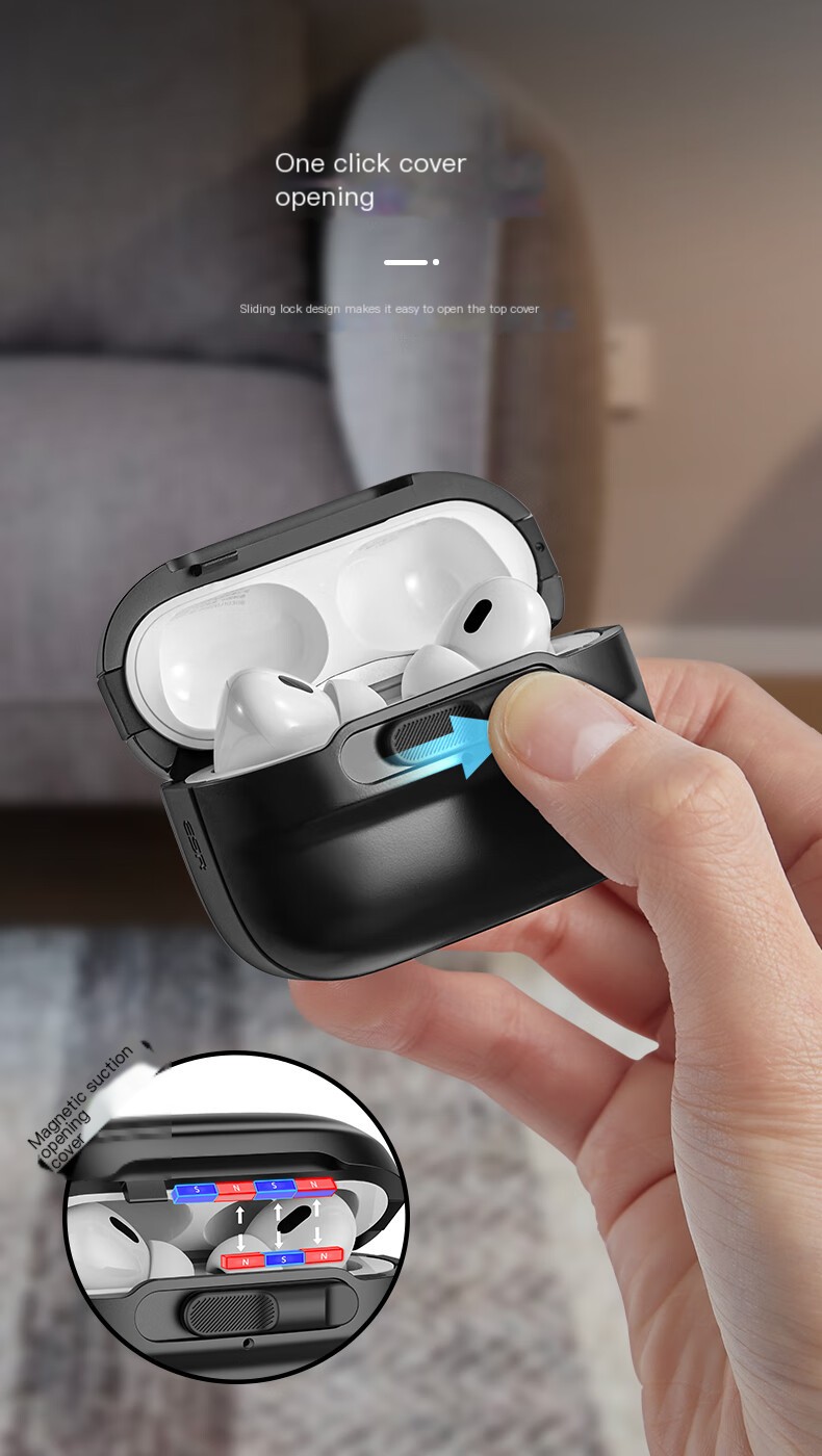 ESR Magnetic Earphone Case - Deep Sea Blue