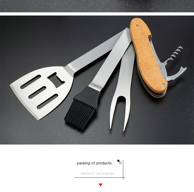 BBQ Tool Set in Use
