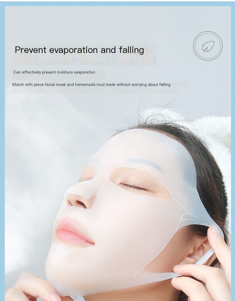 Silicone Face Mask in use