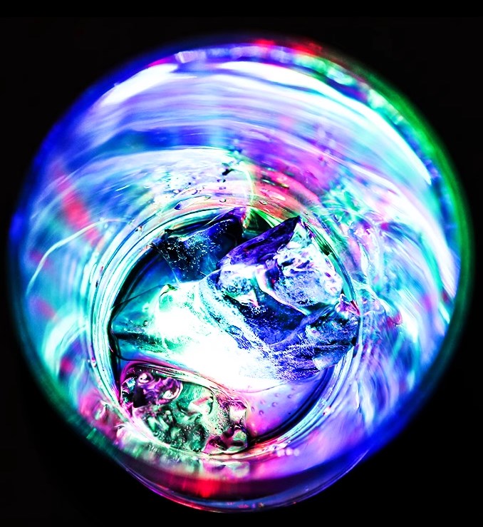 LED Light-Up Coaster - Usage Example