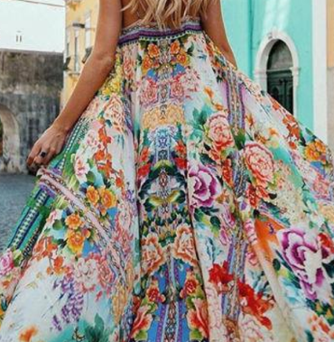 Bild von floralem Strandkleid 3