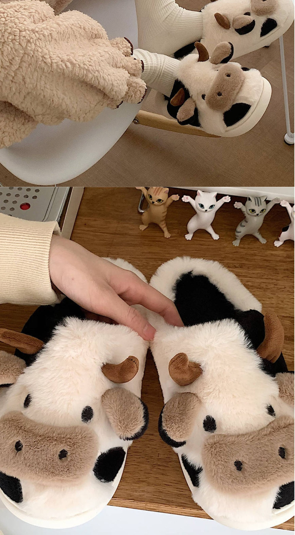 Chaussons d'intérieur confortables