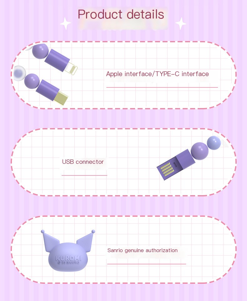 Sanrio Creative Data Cable - Image 6