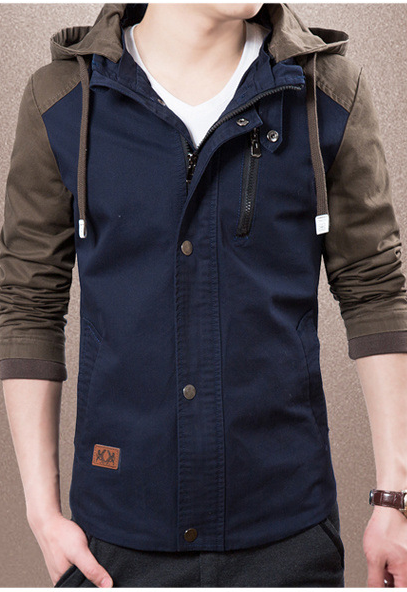Men's Casual Jacket - Back View