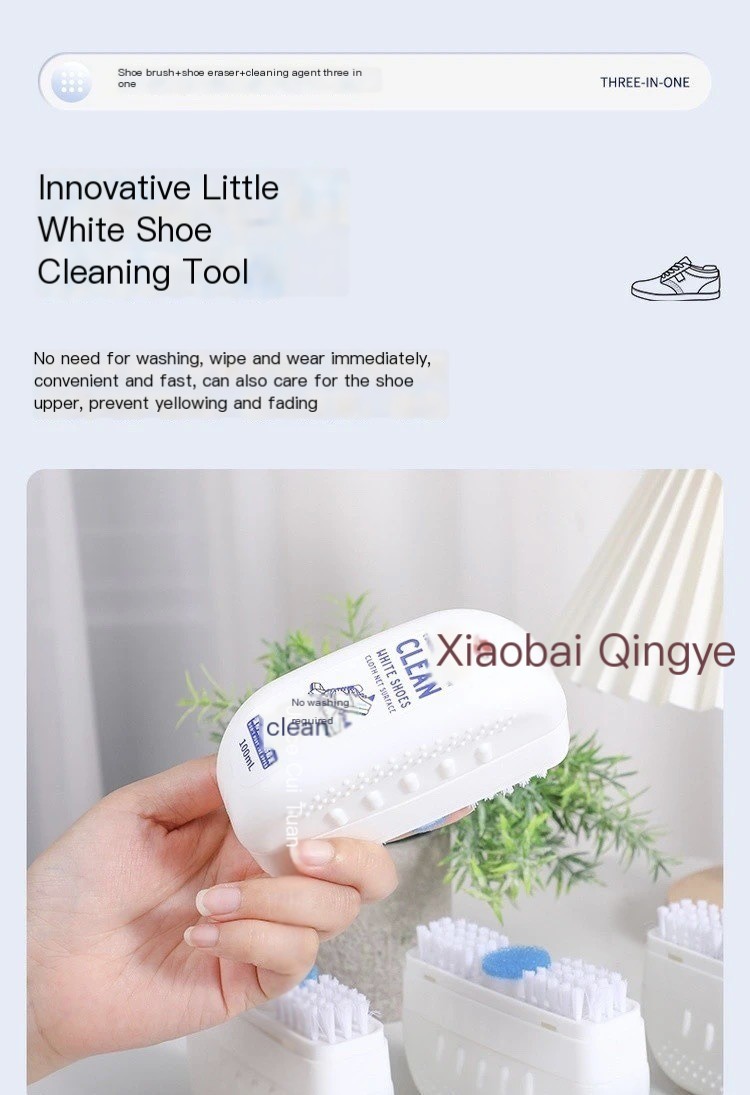 White shoe foam cleaner