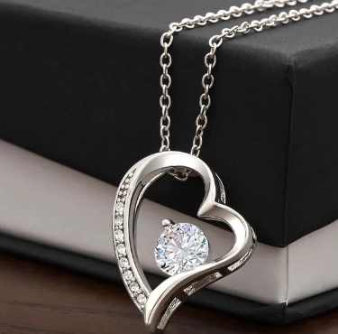 Female Simple Love Pendant Hollow Heart Necklace