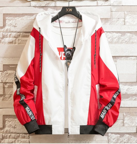 Different angles of the Casual Hooded Jacket