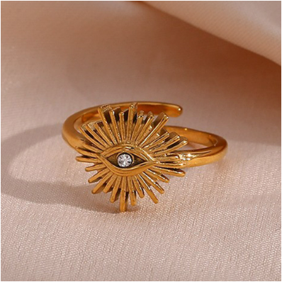 Solana Gold Ring Image 3