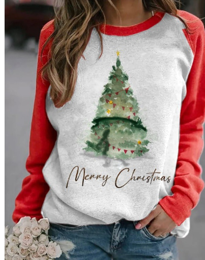 Christmas Women's Round Neck Sweater 7