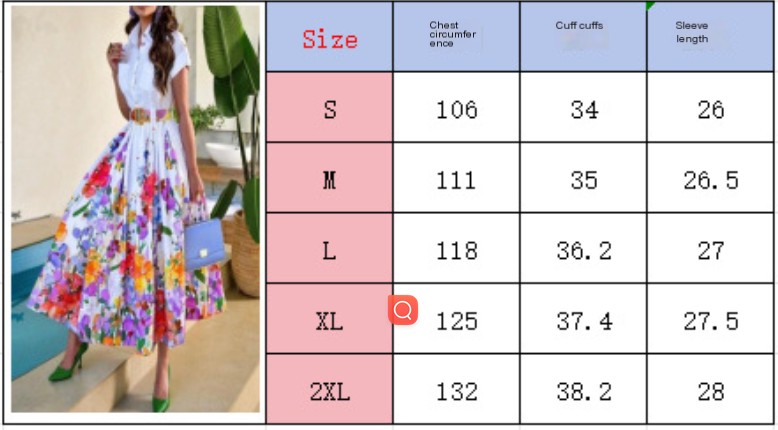 Women's Fashion Short-sleeved Button Dress - Image 1