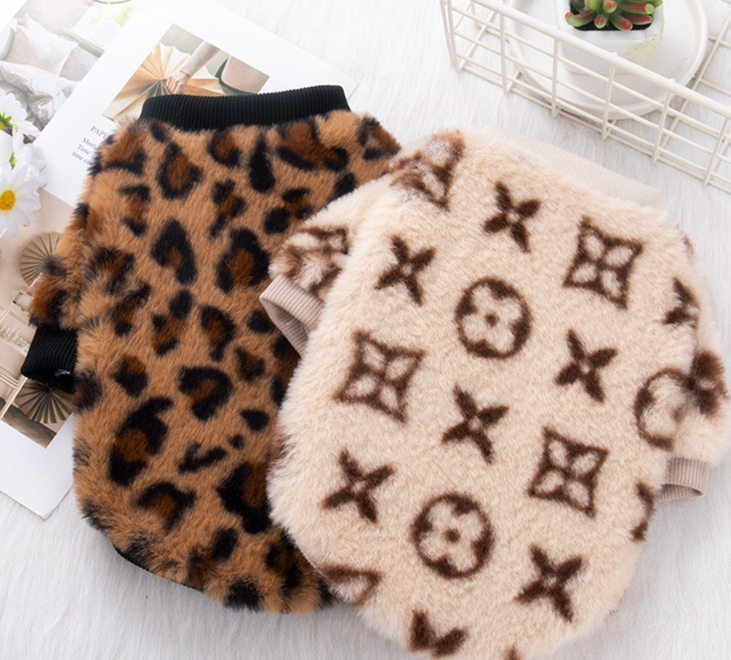 Leopard Jacket Dog Clothes Image 2