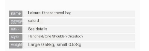 Travel Bag