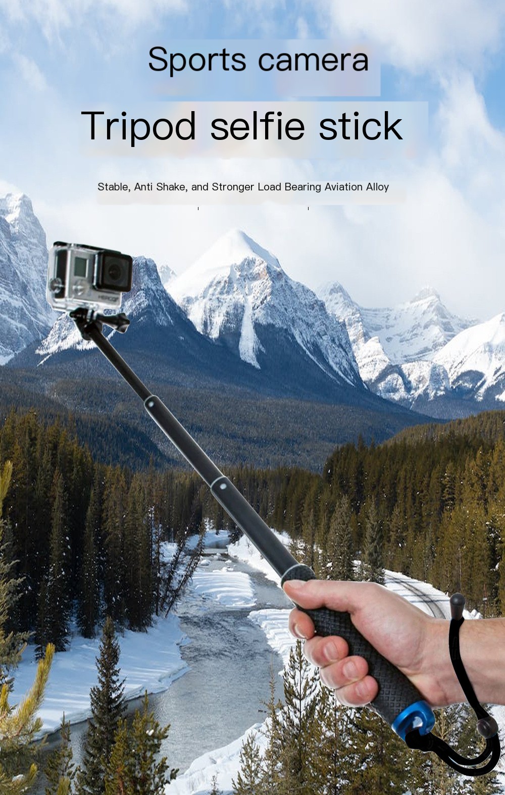 Selfie Stick in Use