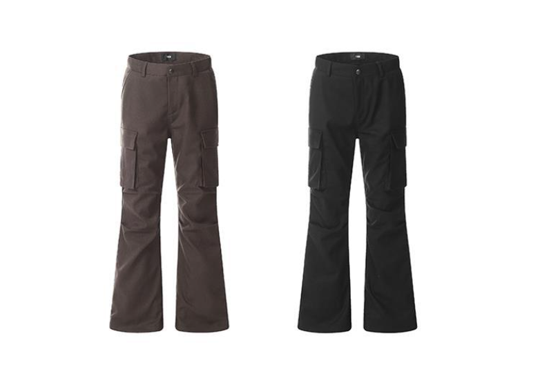 Men's Trendy Tide Straight Black Pants - Image 2