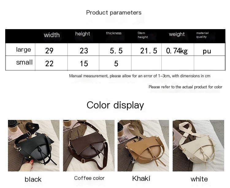 牛皮百搭单肩斜挎女包 image 1