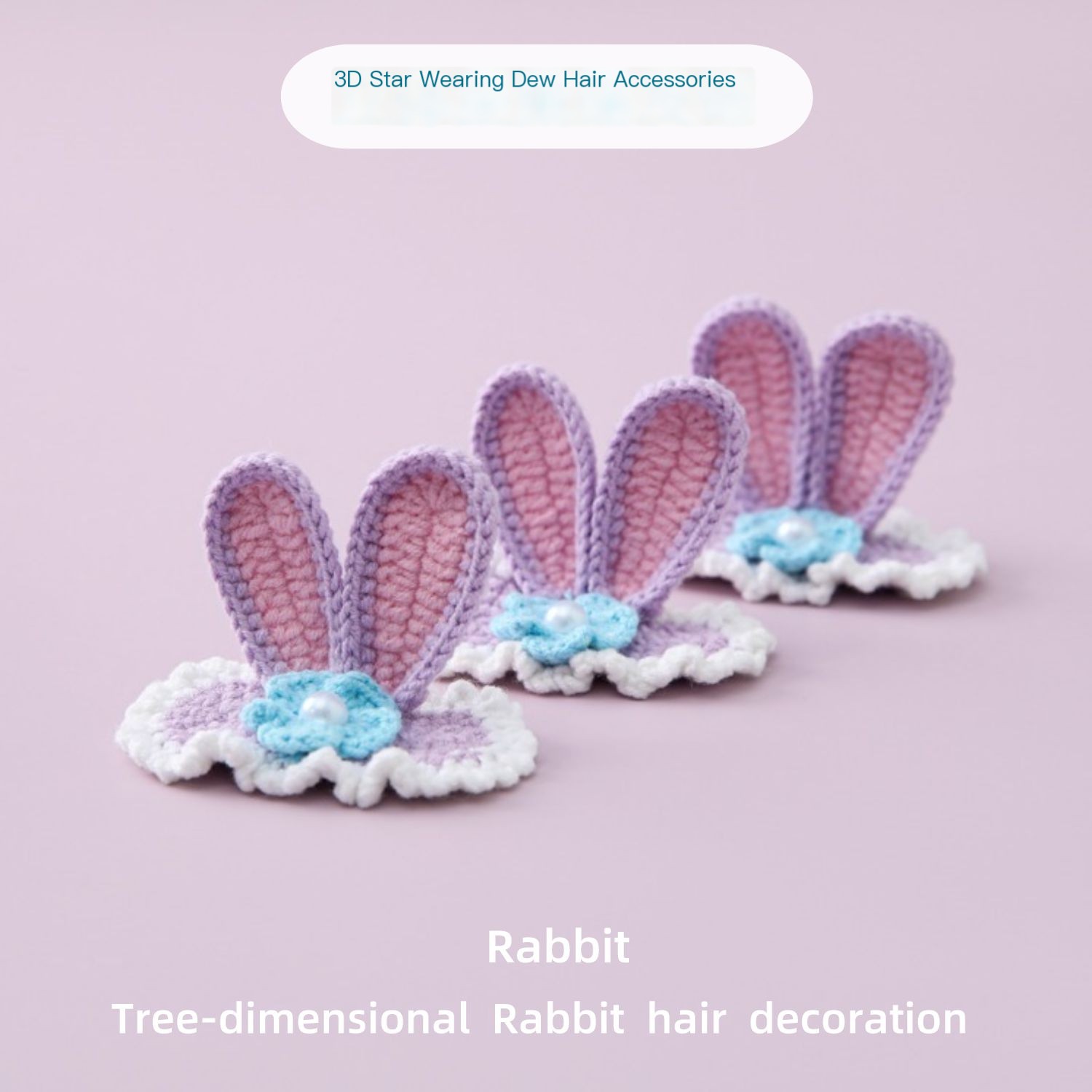 Crochet Flower Clip