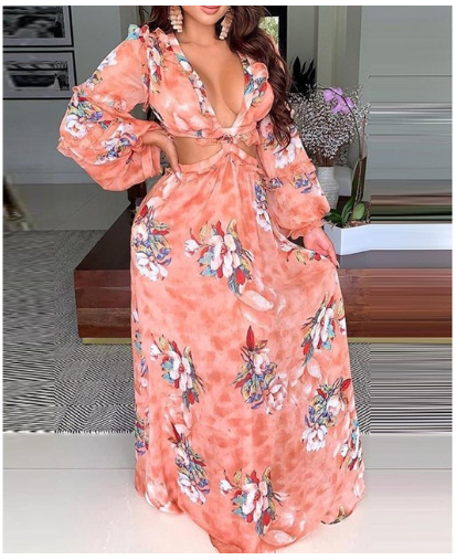 Polka Dot Chiffon Beach Holiday Dress