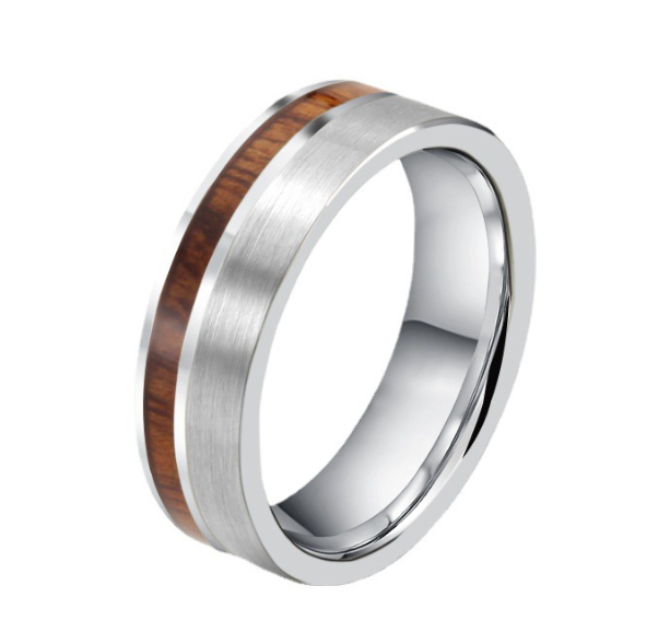 Men's Wood Grain Ring 2
