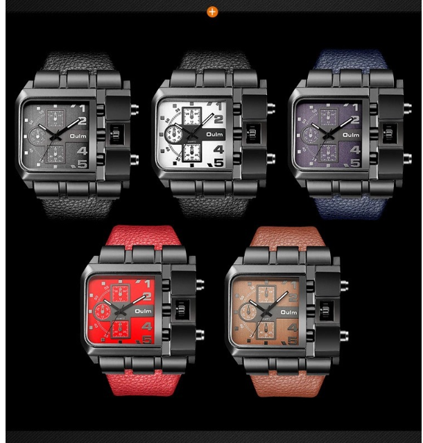 OULM Men's Watch Close-up