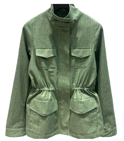 Casual Drawstring Waist Jacket Image 2