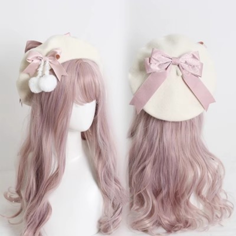Women's Fashion Big Bow Wool Beret