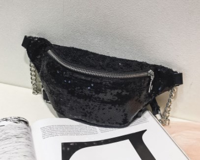Mermaid Makeup Waist Bag - Silver
