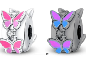 Berloque Charm Separador Borboletas