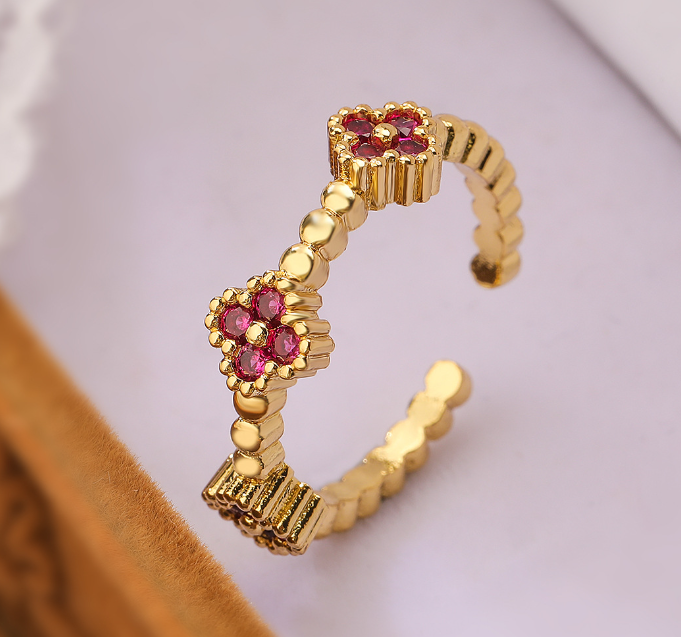 Anillo de Trébol de Cuatro Hojas - Imagen 2