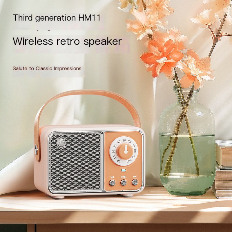 Mini Outdoor Retro Bluetooth Speaker
