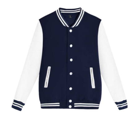 Color Block Stand Collar Sweatshirt - Image 2