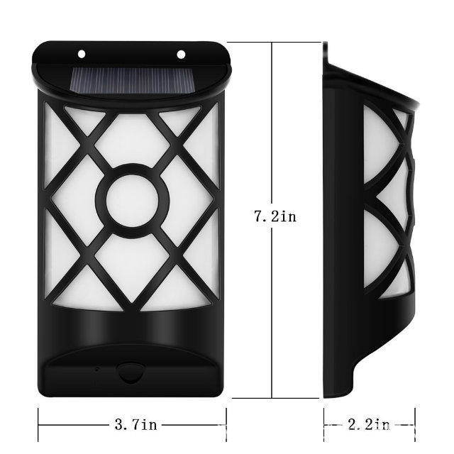 Solar Wall Light Sensor Lamp