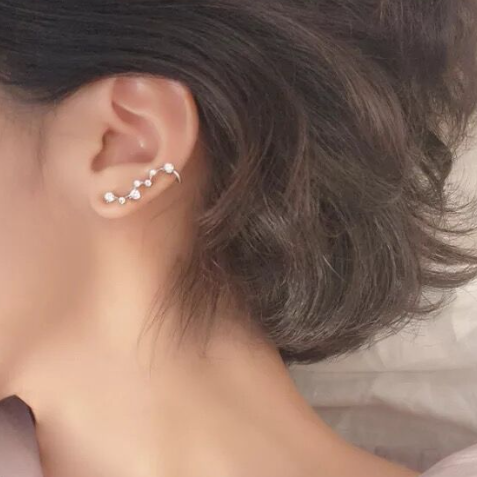 925 Silver Star Earrings