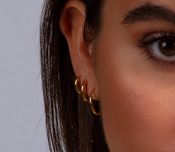 Brinco Trio de Argolas