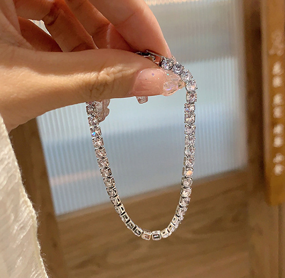 Women's New High Carbon Full Diamond Bracelet Image 4