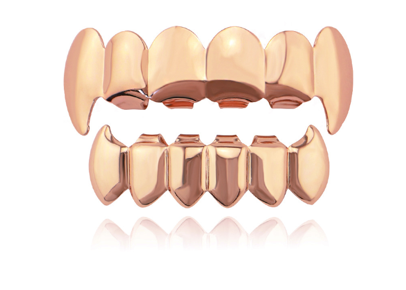 Gold Teeth Hip Hop Grillz Image 2