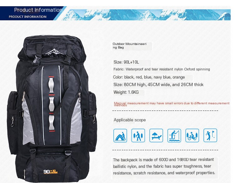 Hiking Backpack Image 1