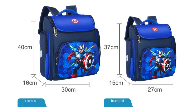 Cartoon Cute Russian School Bag