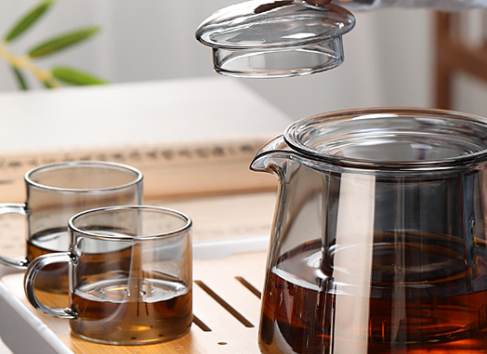 Teapot with Wooden Handle