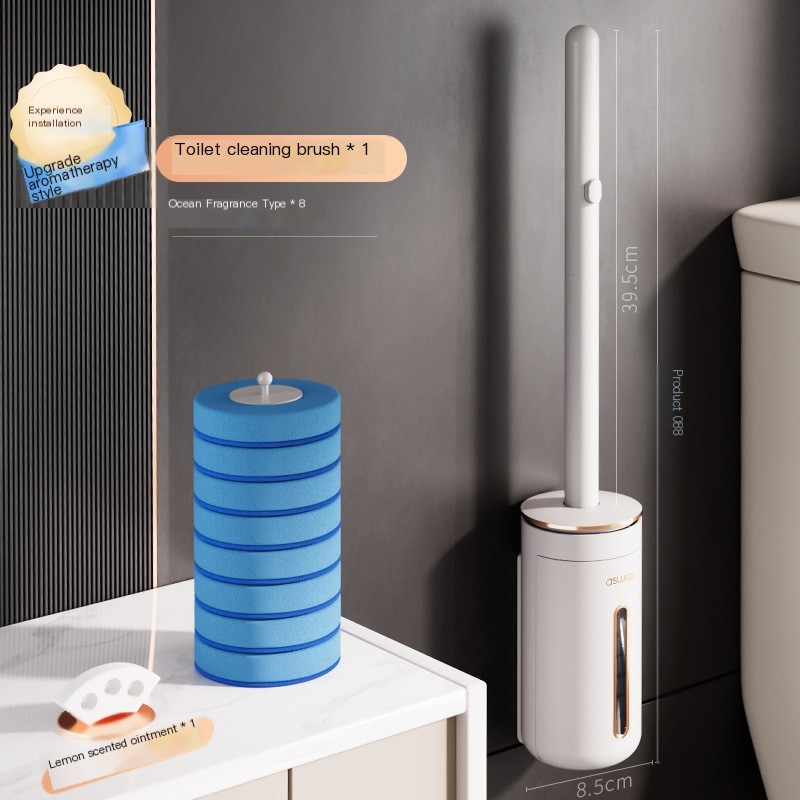 Wandgemonteerde Wegwerp Toiletborstel Thuis Vervangbare Toiletborstel Badkamer Reinigingsgereedschap Wc Badkameraccessoires